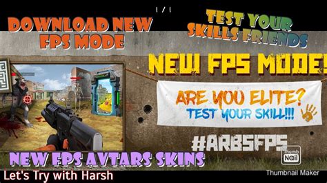 How To Play NEW FPS Mode In ARBS (Tutorial) .